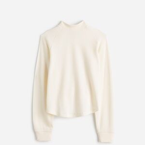 Madewell Cream Long Sleeve Top